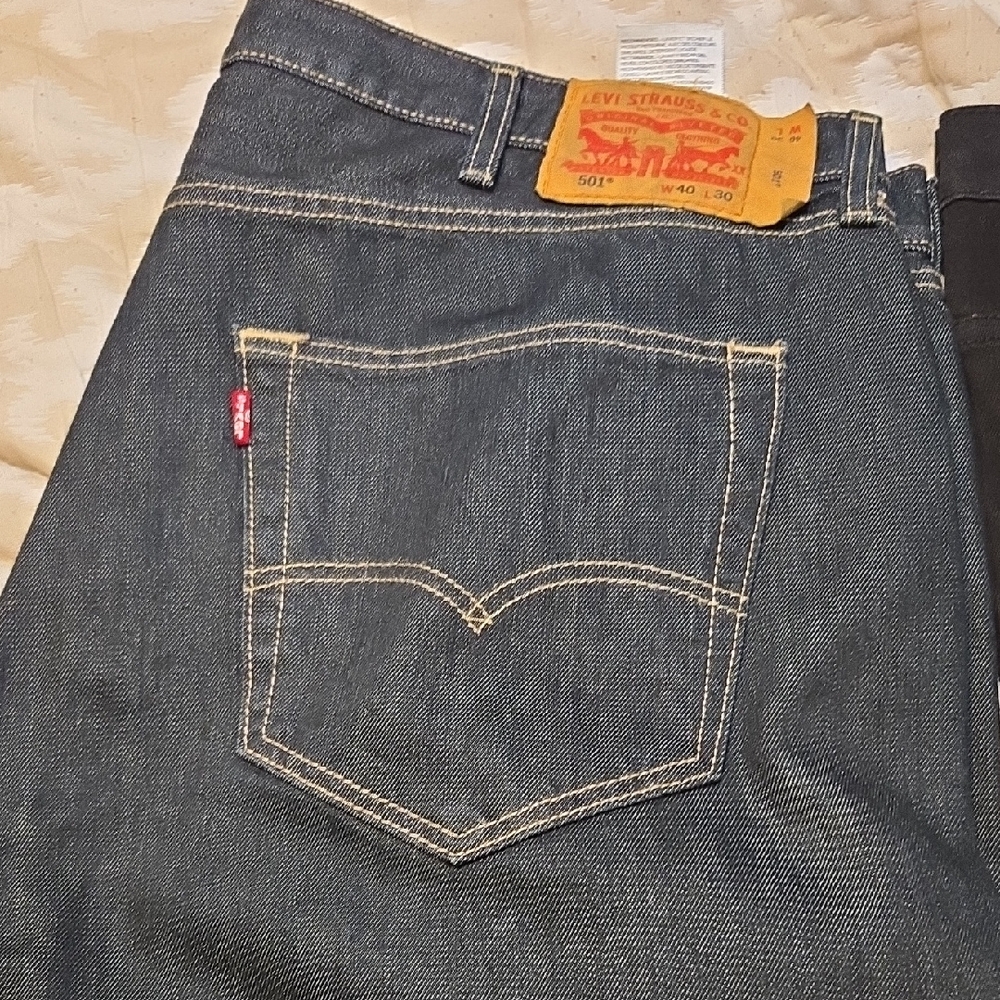 Levi's Men's Dark Blue Straight Jeans